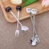 Cake Tableware Cartoon Stainless Steel Coffee Stirrer Stirring Tool Tea Spoons Cat Dessert Spoon