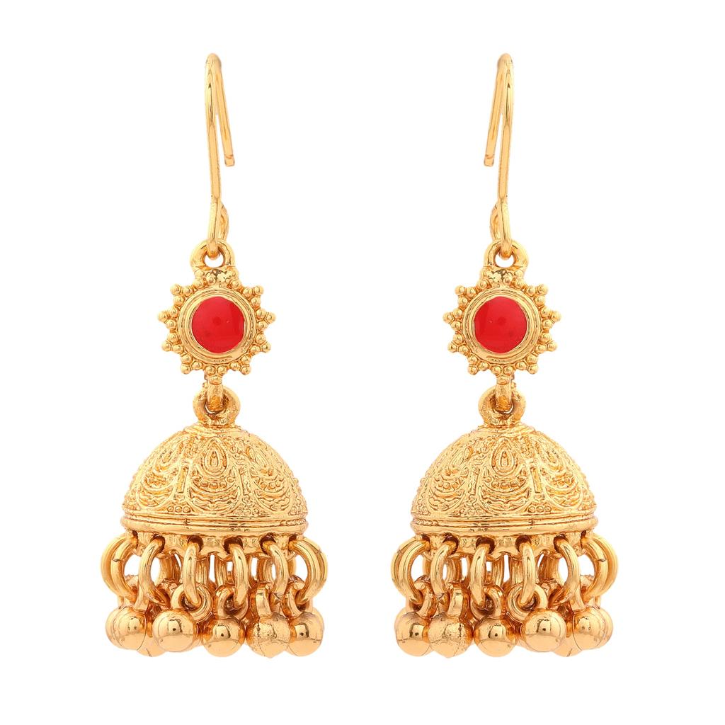 Estele Этническая позолота 24 карата Beliza Jhumkis