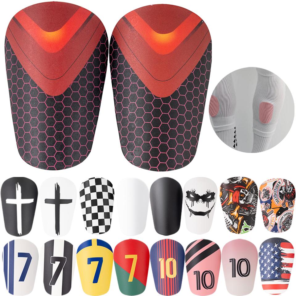 Loogdeel 1Pair Adult Children Soccer Shin Pad Football Training Leg Protective Board Anti Slip Sports Mini Shin Legging Supports