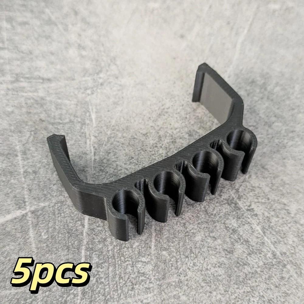 5pcs Portable Portable Bits Organizer 3D Printed 4 Slots Bit Holder Home Workshop