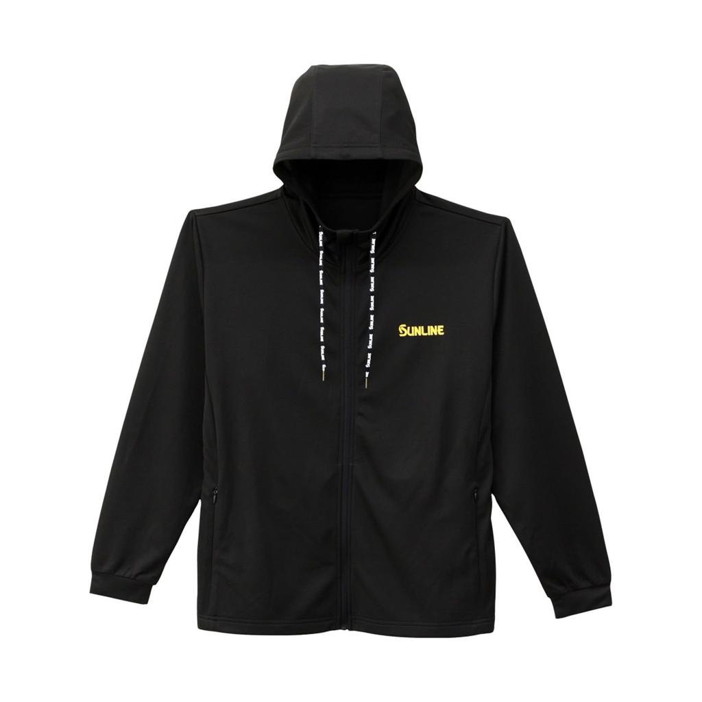 Sunline DRY Full-Zip Hoodie (Insect Repellent), SUW-15505DPK, Black X Gold, Size L