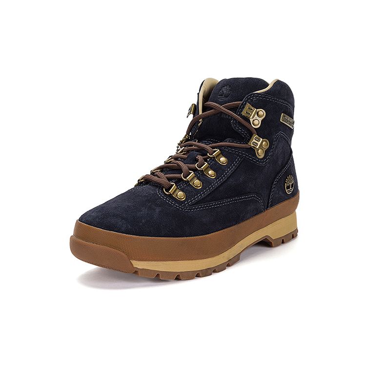 Timberland Кожаные повседневные прочные нескользящие функциональные туфли среднего размера для улицы, мужские туфли темно-синего цвета A6839W