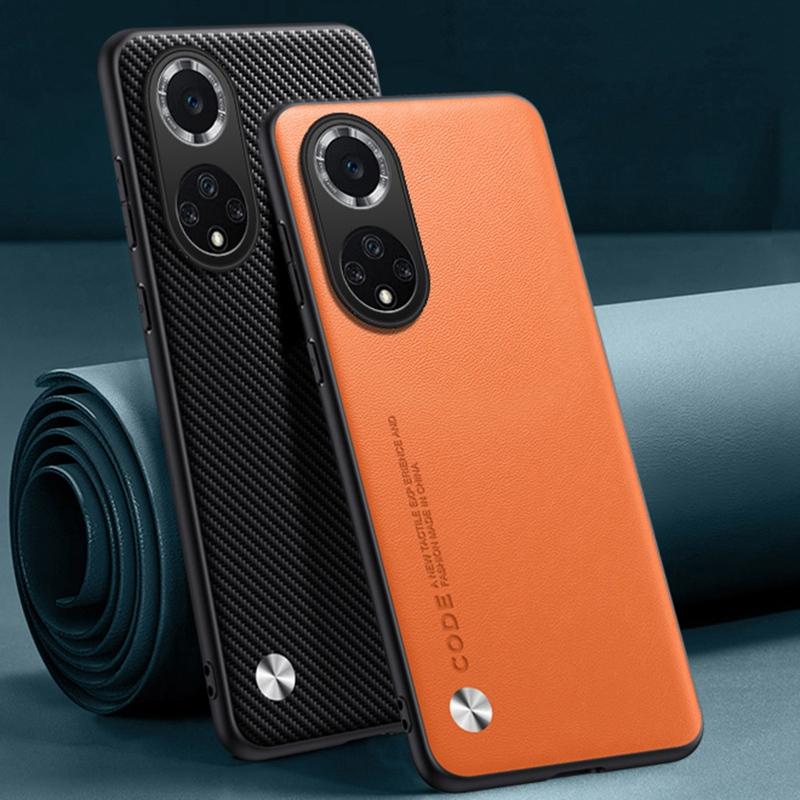 Роскошный чехол из искусственной кожи для Honor 50 Honor50 задняя крышка матовый силиконовый противоударный защитный чехол для телефона Huawei Nova 9 Nova9