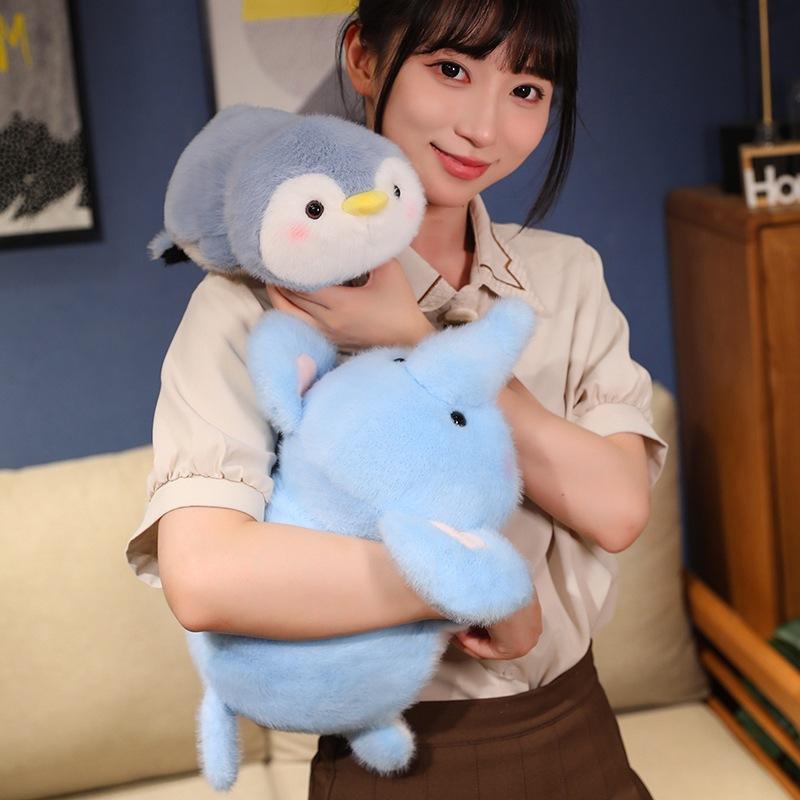 Перевернутая кукла-животное Кролик Мягкая игрушка Детская кукла-компаньон Панда Тряпичная кукла Подарок девочке