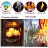 12PCS Flameless LED Yellow Light Tea Light Candles 200 Hours Realistic Battery Powered Electronic Candles Weddings, Festivals, Anniversaries