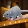 32/50/100cm Funny Simulation Mouse Plush Toy Super Soft Stuffed Animals Mice Plushies Pillow Cushion Cartoon Peluche Spoof Toys