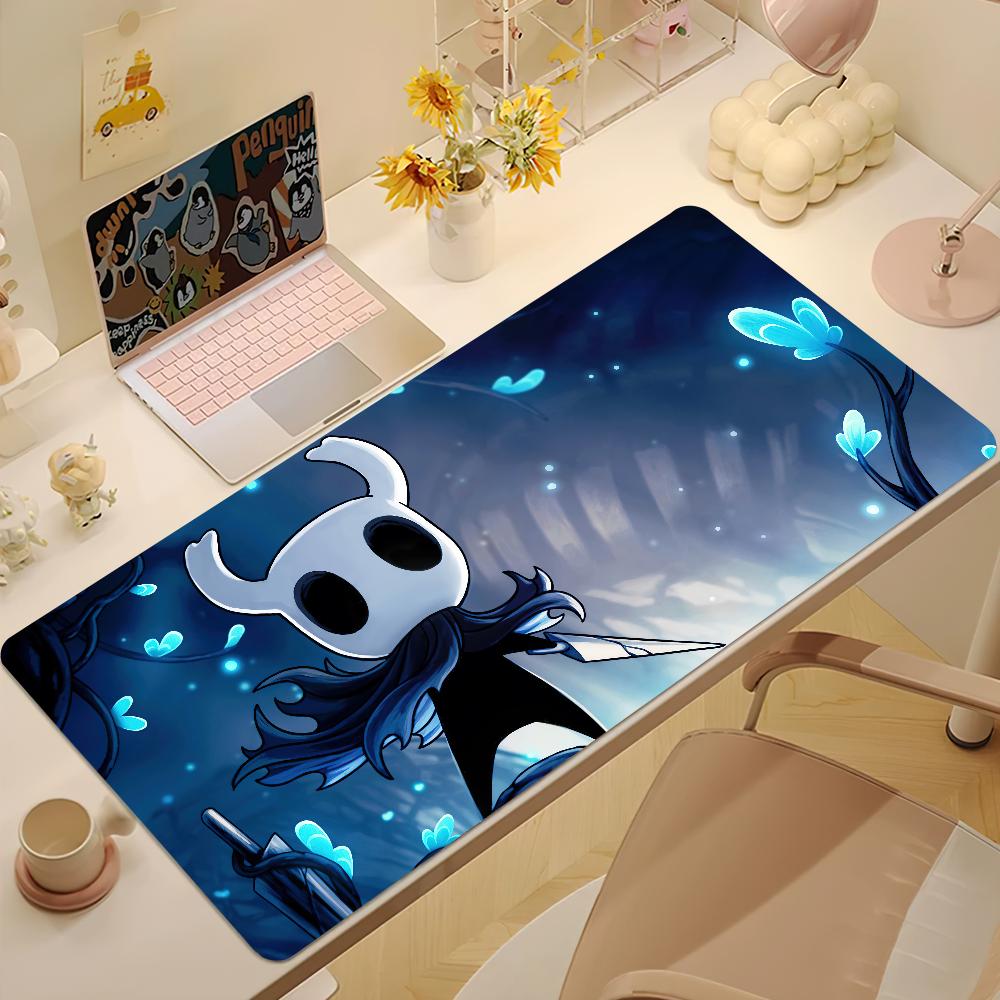 Игровой Коврик для Мыши Knight HHollow SSilksong Нескользящий Утолщенный Большой с Блокировкой Края Игровой Подушка Офисный Студенческий