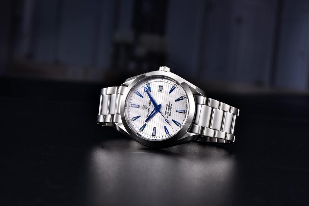 Pagani Design Сделано в Seiko NH35 Aqua Terra Нержавеющая сталь Резина Сапфир Классические Идеально для и Мужские Часы, Япония, Механизм, Автоматический, Механические,