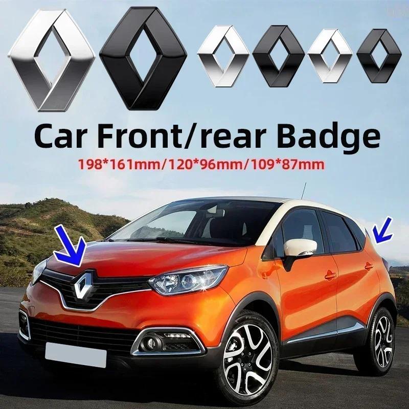 For Renault 2026 New Hub Caps ABS Car Modification Logo Sticker Car Hood Front Bonnet Grill Rear Trunk Decal For Renault Clio 4 