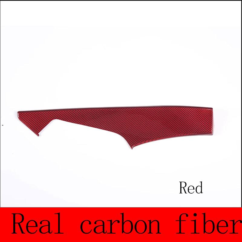 ABS Carbon Fiber Car Main driver's Inner Door Panel Cover Sticker Trim sticker For Chevrolet Corvette C7 2014-19 Car Accessories