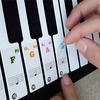 Fashion Piano Sticker Keyboard Note Notation Stickers Staves Stickers