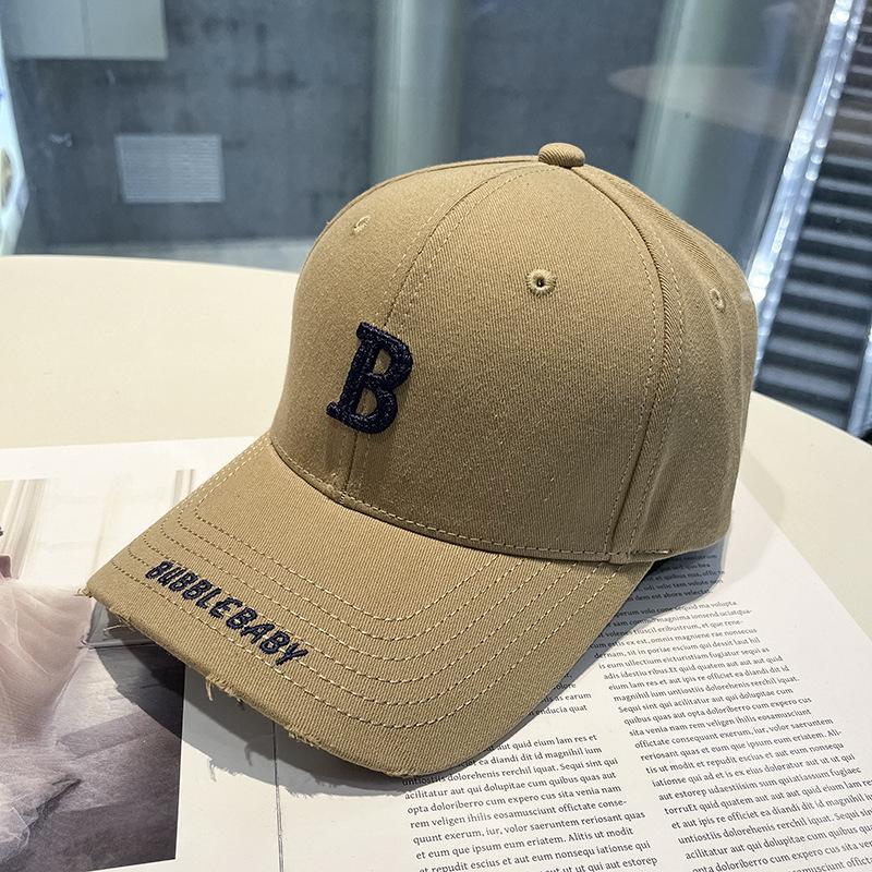 Spring and Summer Embroidery Letter Hat Men and Women Korean Style Fashion Sun Protection Baseball Hat Duck Tongue Couple