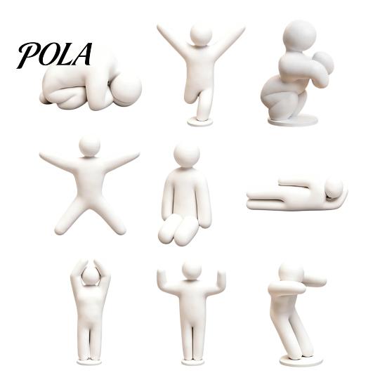 Фигурка игрового персонажа своими руками 1/8 шт., 3D-печатная фигурка, сидящий, стоящий, лежащий мужчина, Минималистичное украшение, Абстрактная белая статуэтка, Коллекционная