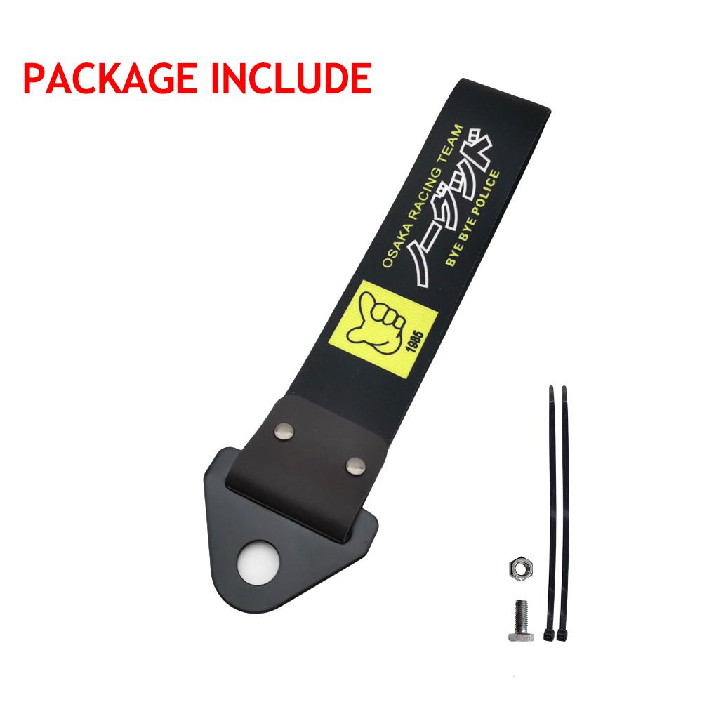 HOT JDM Culture Car Color Decoration Pendant Tow Strap Belt Tow Rope Ribbon Auto Accessories Trailer Ropes Bumper Towing Strap