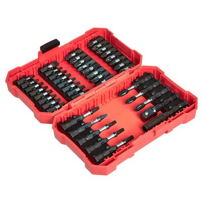 Набор бит для ударного шуруповерта Amazon Basic, Phillips, Torx, шлицевые, один размер, 42 штуки