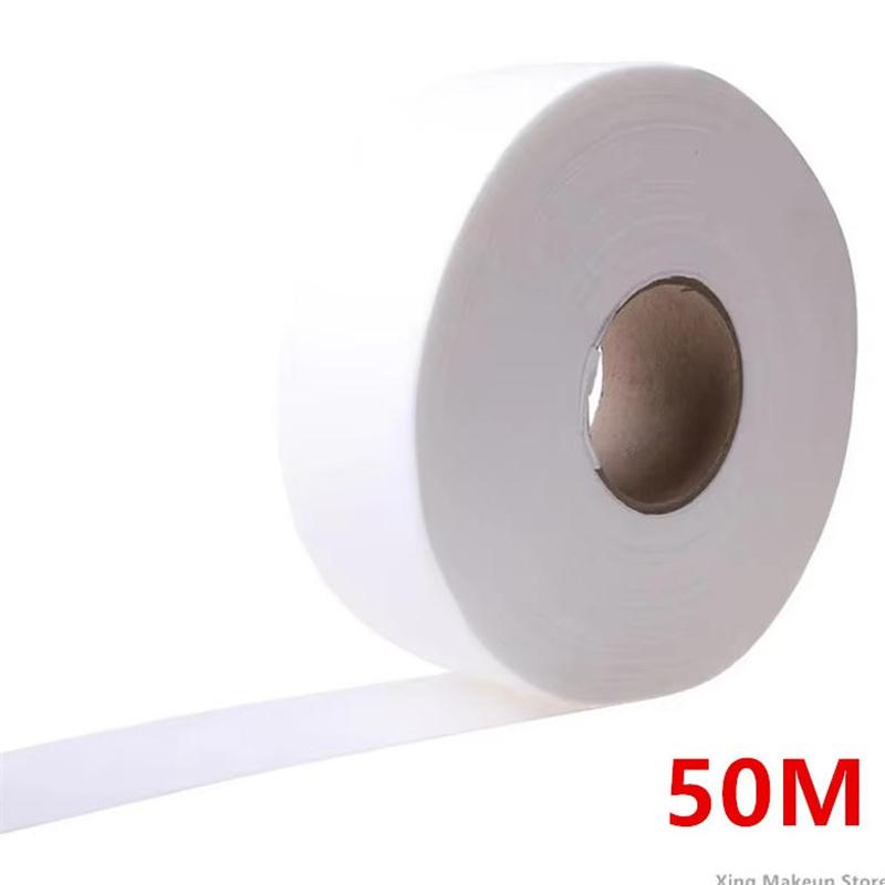 1 Рулон 50м 100м Нетканые Восковые Полоски Для Удаления Волос Body Cloth Hair Remove Восковая Бумага Рулоны Удаление Волос Эпилятор Салон Красоты