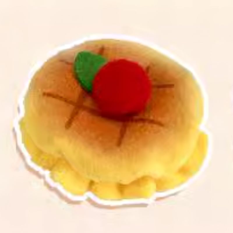 Plush Clothes and Hat for 10cm Plush Toys, Oshikatsu Goods, Ice Pancake Pancake, Yellow [Used]