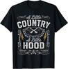 A Little Country A Little Hood Hip Hop Rap Music Unisex T-Shirt