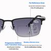 Мужские автоматические прогрессивные мультифокальные очки для чтения с переменным фокусом двойного назначения для близи и дали могут быть сделаны как солнцезащитные очки + очки для чтения