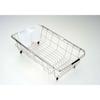 Pearl Metal Resin Dish Drainer Basket with Sliding Sink, Stainless Steel, Simple Ware HW-7332