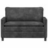 Sofa Dark Grey 126 x 81 x 87.5 cm Polyester