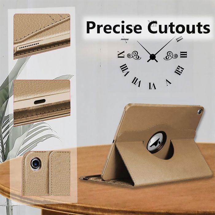 Coque + Verre Trempé - BOOLING - pour iPad Air 3 / pour iPad Pro 10,5" - Rotatif 360° - Doré - Protection optimale