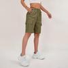 Women's Casual High Waisted Loose Sports Shorts with Pocket Solid Color