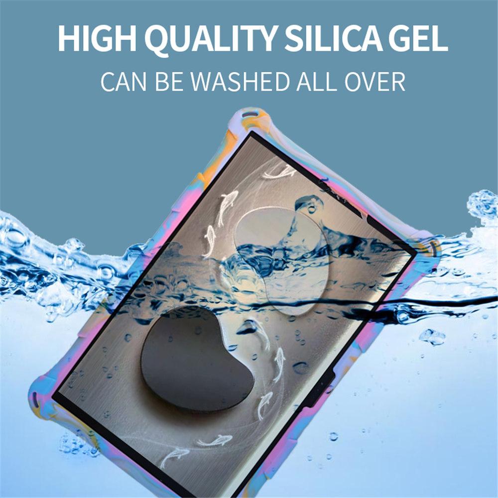 Мягкий силиконовый чехол-подставка для планшета Lenovo Tab M10 3-го поколения 10,1 дюйма TB-328FU 328XU, детский чехол + ремешок и стилус