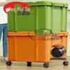 JINGRUIDA Industrial Style Lidded Plastic Storage Box