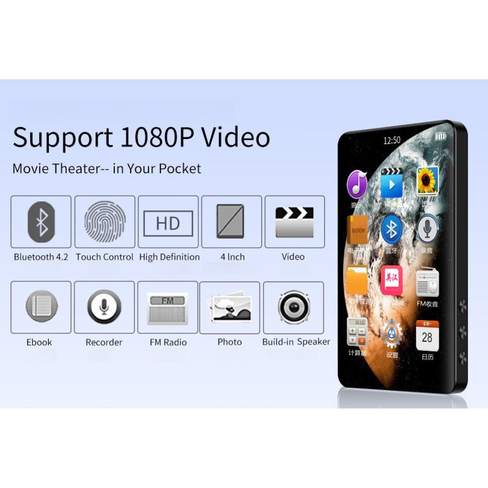 4,0-дюймовый X20 Mp4 полноэкранный Bluetooth-версия портативный портативный музыкальный плеер Mp5