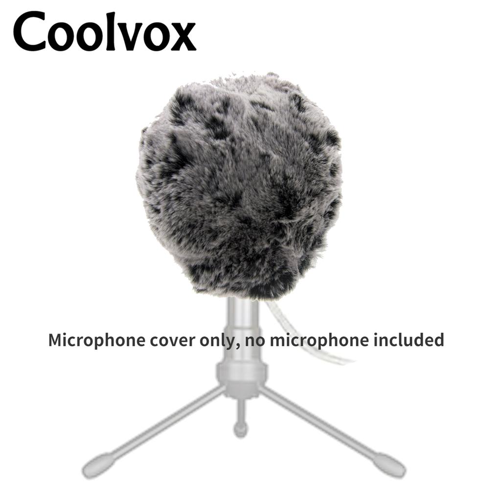 Music Studio Equipment Outdoor Artifical Fur Windscreen Condenser Microphone Cover Muff Windscreen for Blue Snowball