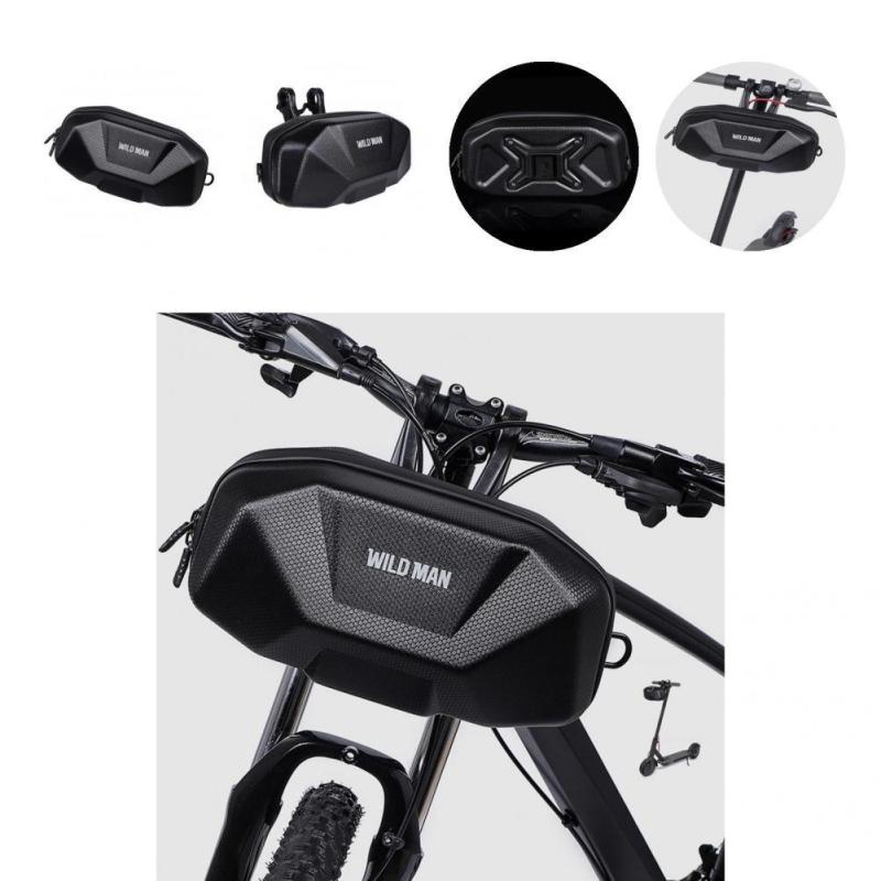Сумка на руль велосипеда, большой объем, жесткий чехол для электрического скутера, водонепроницаемая сумка на молнии для езды на велосипеде