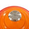 LE CREUSET Кастрюля Кокот Круглая Оранжевая 09 Le Creuset/Двуручная 21177-20см (Серебряная ручка) [Элемент]