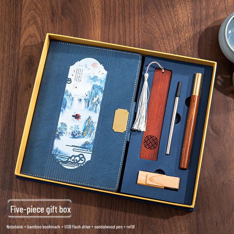 Подарочный набор из креативных деловых блокнотов 2025 года с магнитной застежкой