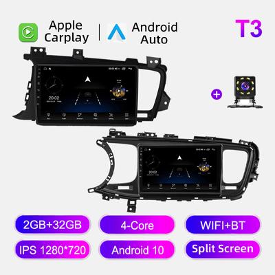 Автомобильное радио Android Auto Carplay для KIA Optima 2010-2013 Мультимедийный проигрыватель Головное устройство Стерео GPS Навигация BT WIFI 2+32 ГБ
