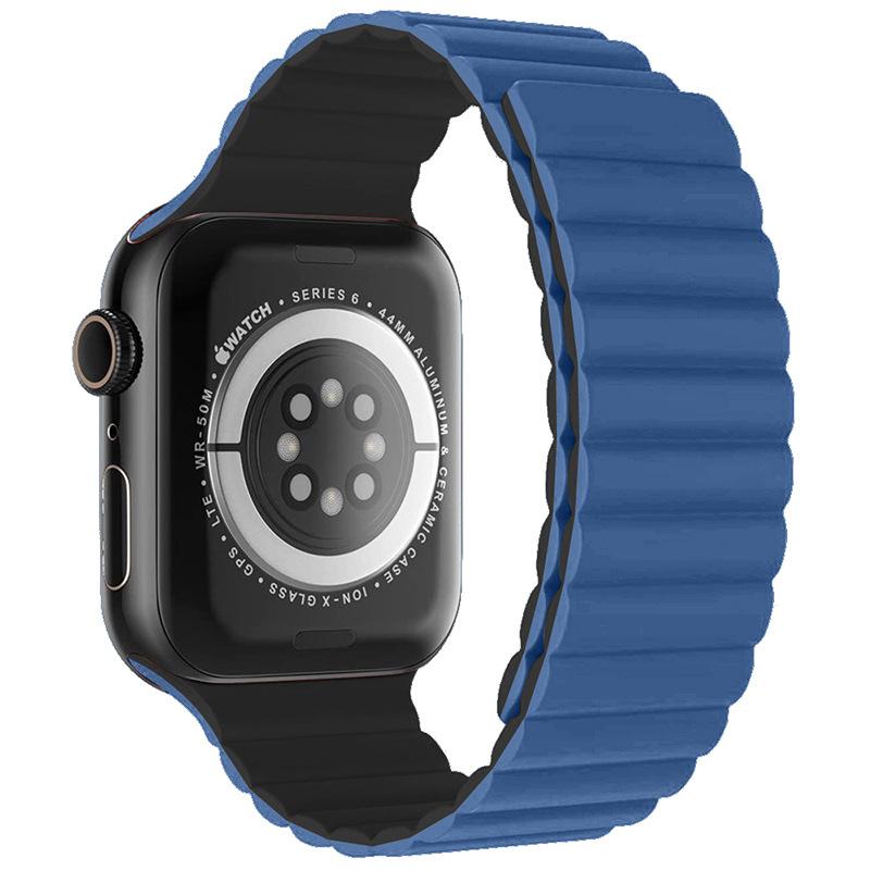 Силиконовый магнитный ремешок для Apple Watch Ultra Band 49 мм 8 7 45 мм 41 мм браслет iWatch 6 5 4 3 SE 44 мм 40 мм 42 мм