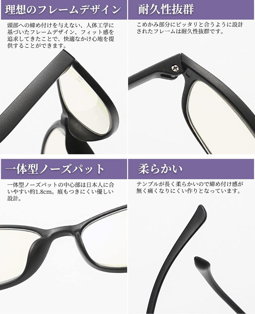 GOKEI Magnifying Loupe Blue Light Loupe Magnifying Magnifying Fine Look For Black Glasses-type Loupe, Glass, [1.3x Cut], Lightweight, Glasses,