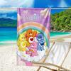 Custom Name Ultrasoft Beach Towel With Bear Themeideal For Pool Camping Diving Perfect Travel Essential Vibrant Beach Towel