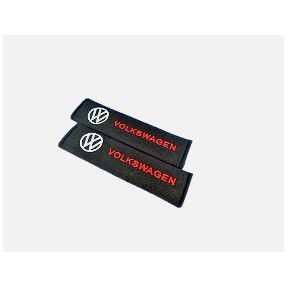 Vintage VW Embroidered Seat Belt Pads, High Quality 2 pcs T5, T4 Camper van Golf