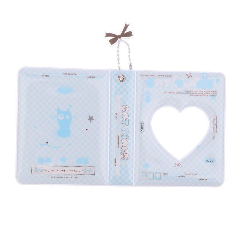 Ins Style Cute 3-Inch Love Album 36 Pockets Card Binder Mini Photocard Holder Kpop Idol Pictures Collection Storage Case