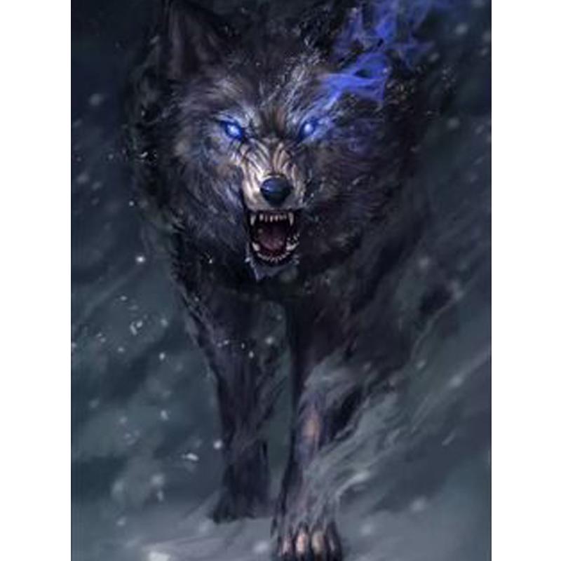 Алмазная мозаика 5D для DIY Волки