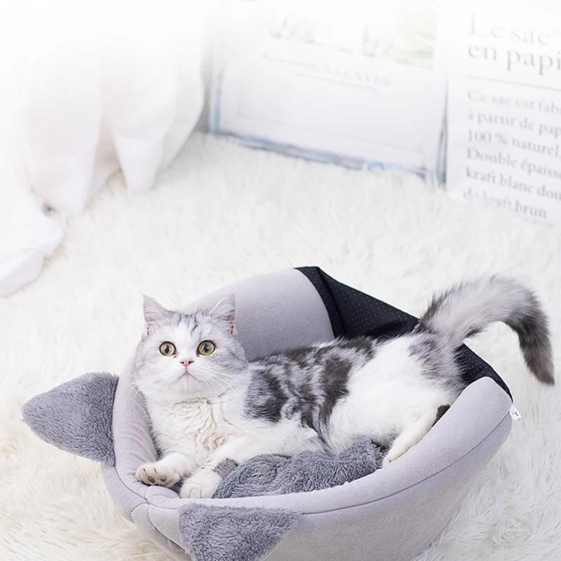 Глубокий сон, комфортная кровать для кошек, маленький коврик, корзина, домик для собак, палатка для домашних животных, уютная пещера, гнездо для дома