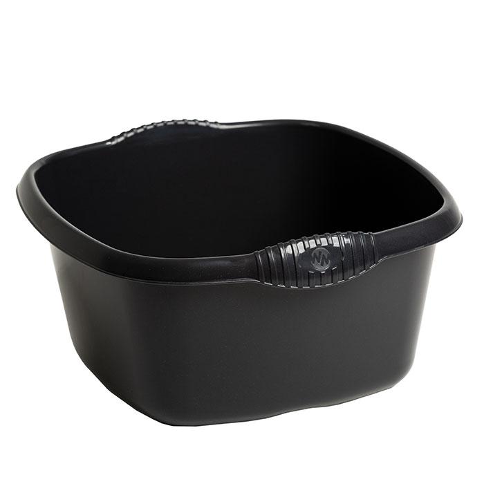 Casa Square Washing Up Bowl Midnight Black 32cm
