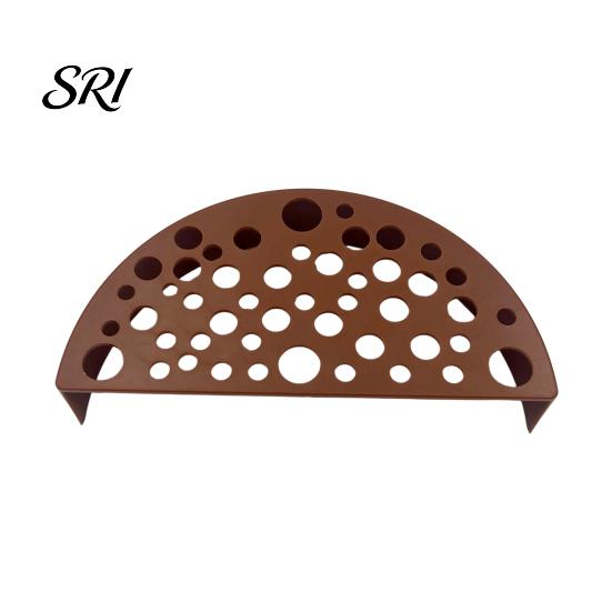 Fish Tank Decoration Shrimp Hide Cave Aquarium Hideout Semicircular Shelter with Multiple Holes for Decor