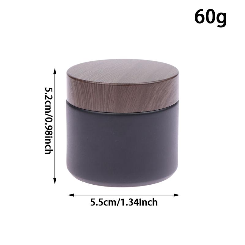 Пустые банки из матового стекла, банка для крема, косметический контейнер с крышкой, стеклянная бутылка 5-100 г, контейнер для макияжа, дорожные косметические банки