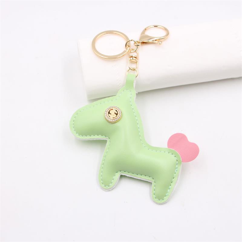 Модный Милый Лошадь Сердце Хвост Пони ПУ Кожа Брелок Подвеска Цепочка для Телефона Подвеска для Сумки Украшение для Рюкзака Аксессуар Подарок