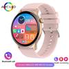 2024 NFC Smart Watch Women 390*390 Screen GPS Movement Track Sport Watches Women Magnetic Charging Bluetooth Call ECG Smartwatch