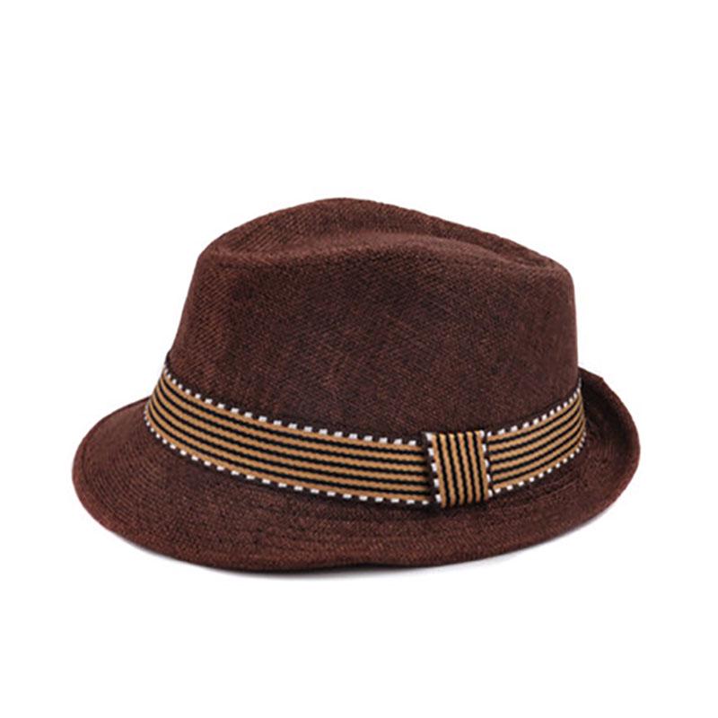 Summer Children Sun Hat Vintage Boys Western Cowboy Hats Kids Wide Brim Jazz Cap
