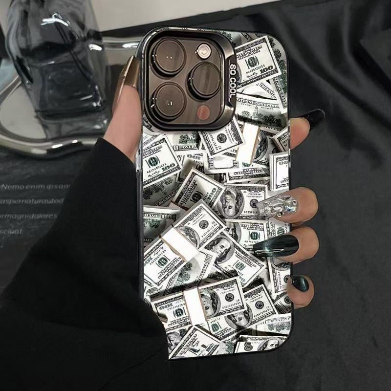Новая банкнота доллара США подходит для чехла на телефон Apple 15promax iPhone16 мультяшный 11 жесткий 14/13/14 PROMAX