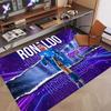 Custom Rug Cristiano Ronaldo Pattern Print Name Text Soft Non‑Slip Floor Carpet for Home Indoor Decoration